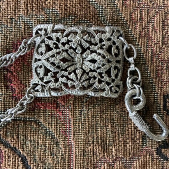 Vintage Silver Metal Belt main image 5